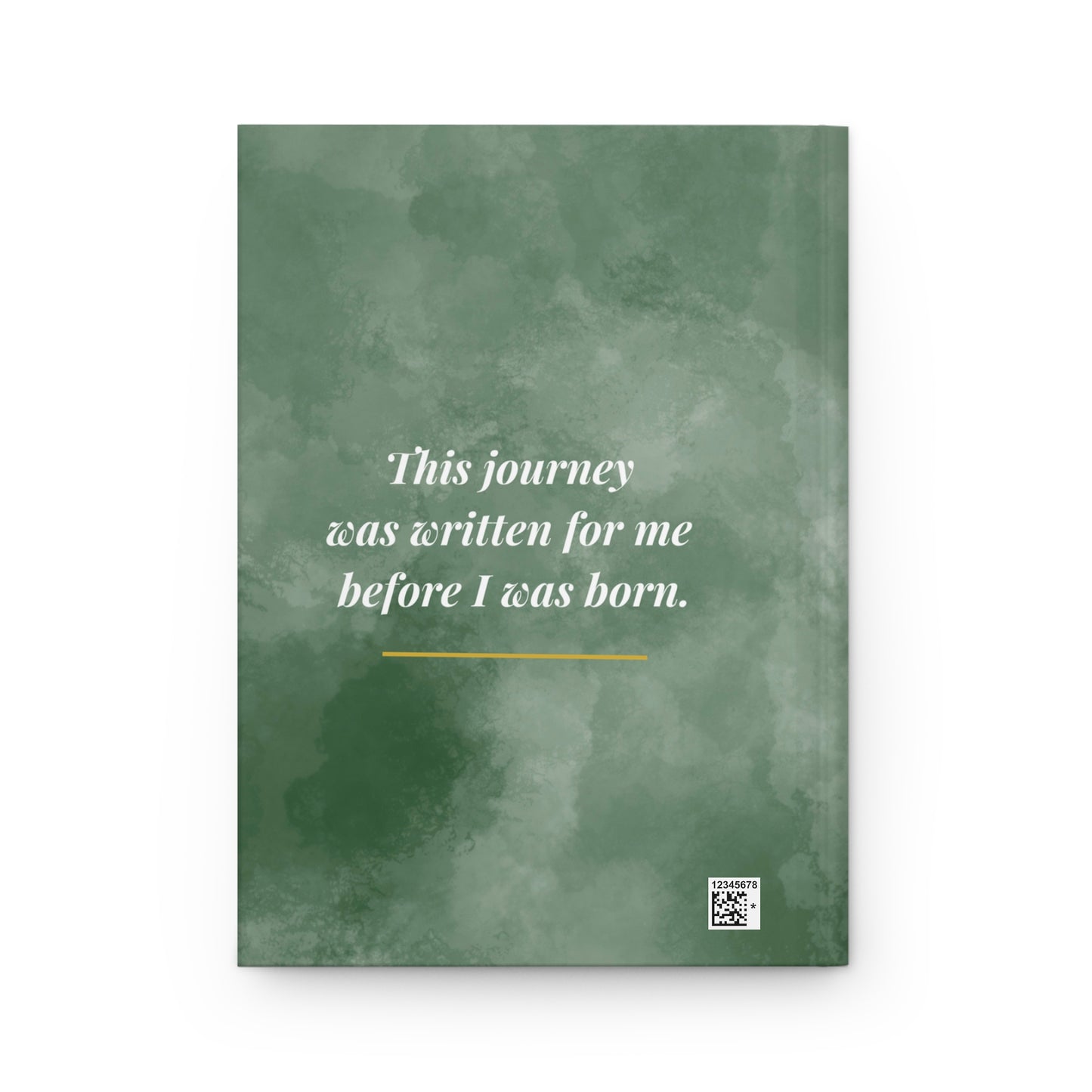Personalized Umrah Journey Notebook – Green Matte Hardcover Islamic Journal with Dua & Dates