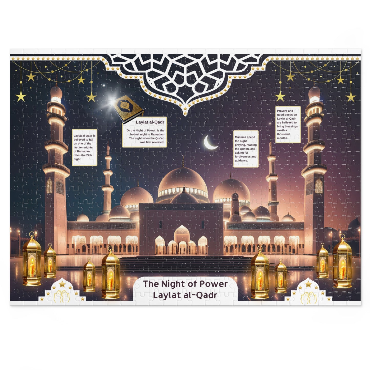 Ramadan Puzzle Set – Islamic Learning Game for Kids & Families
