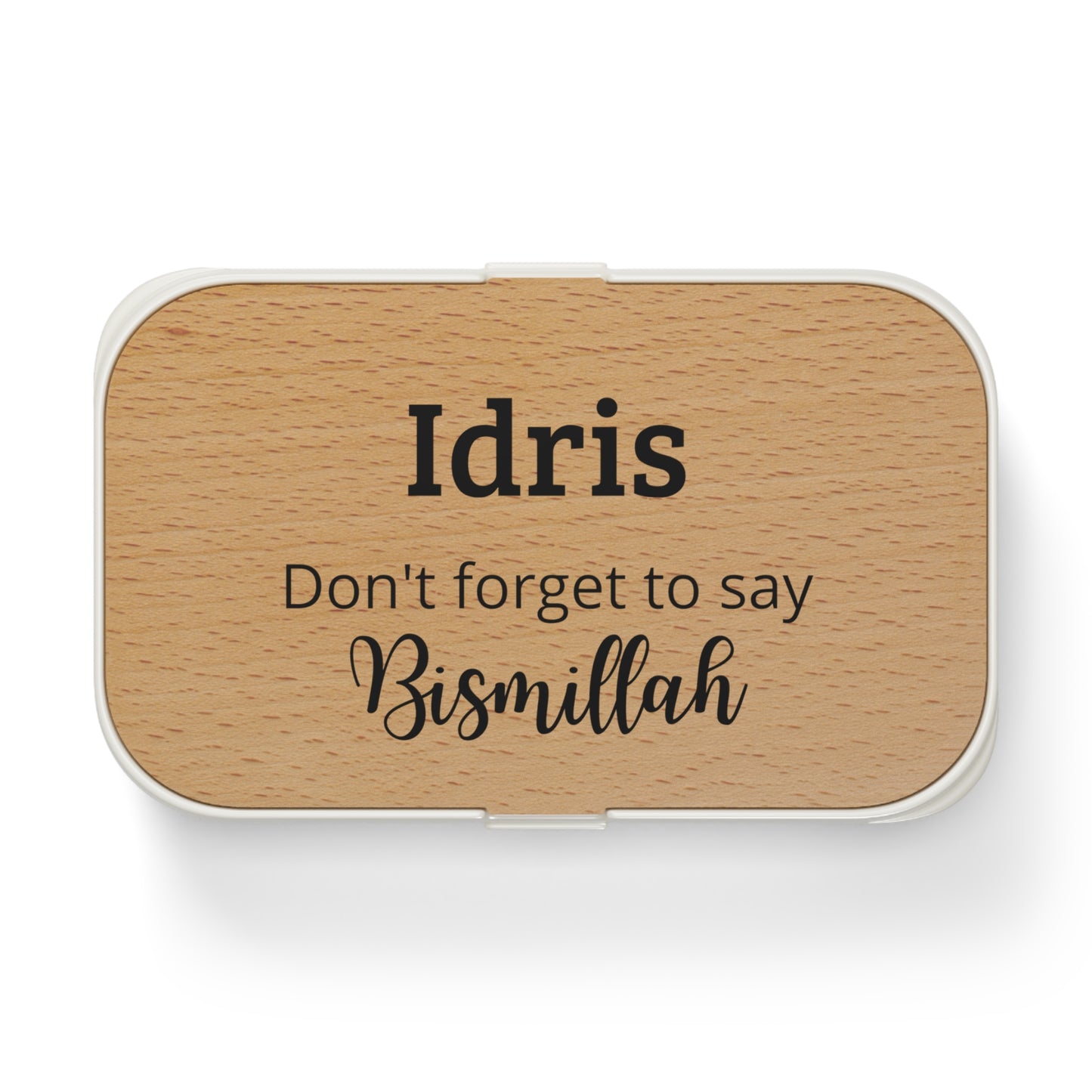 Islamic Bismillah Lunchbox | Personalized Back to School Gift