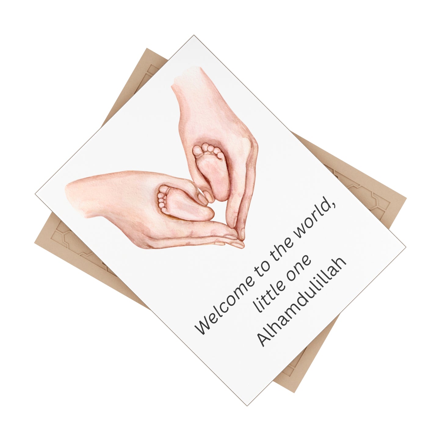 Islamic Baby Tile – Minimalist Newborn Gift