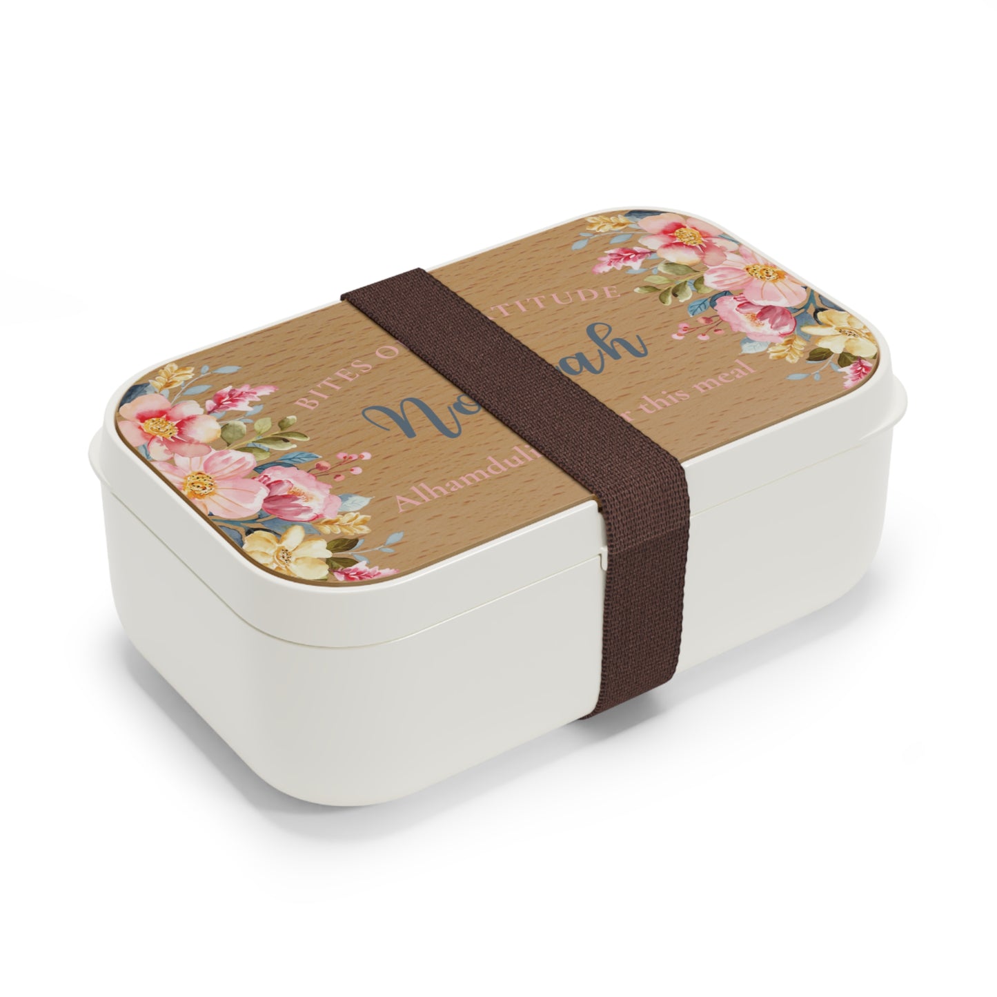 Floral Name Lunchbox – Islamic Back to School Gift for Girls