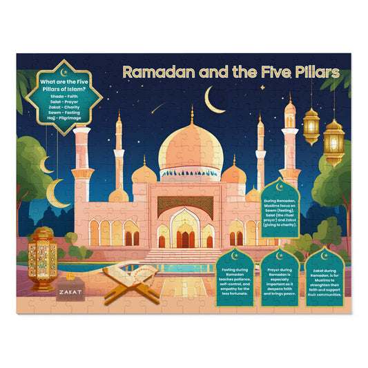 Ramadan Puzzle Set – Islamic Learning Game for Kids & Families