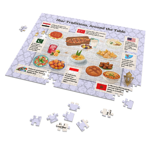 Iftar Puzzle Set – Activity for Muslim Kids & Families