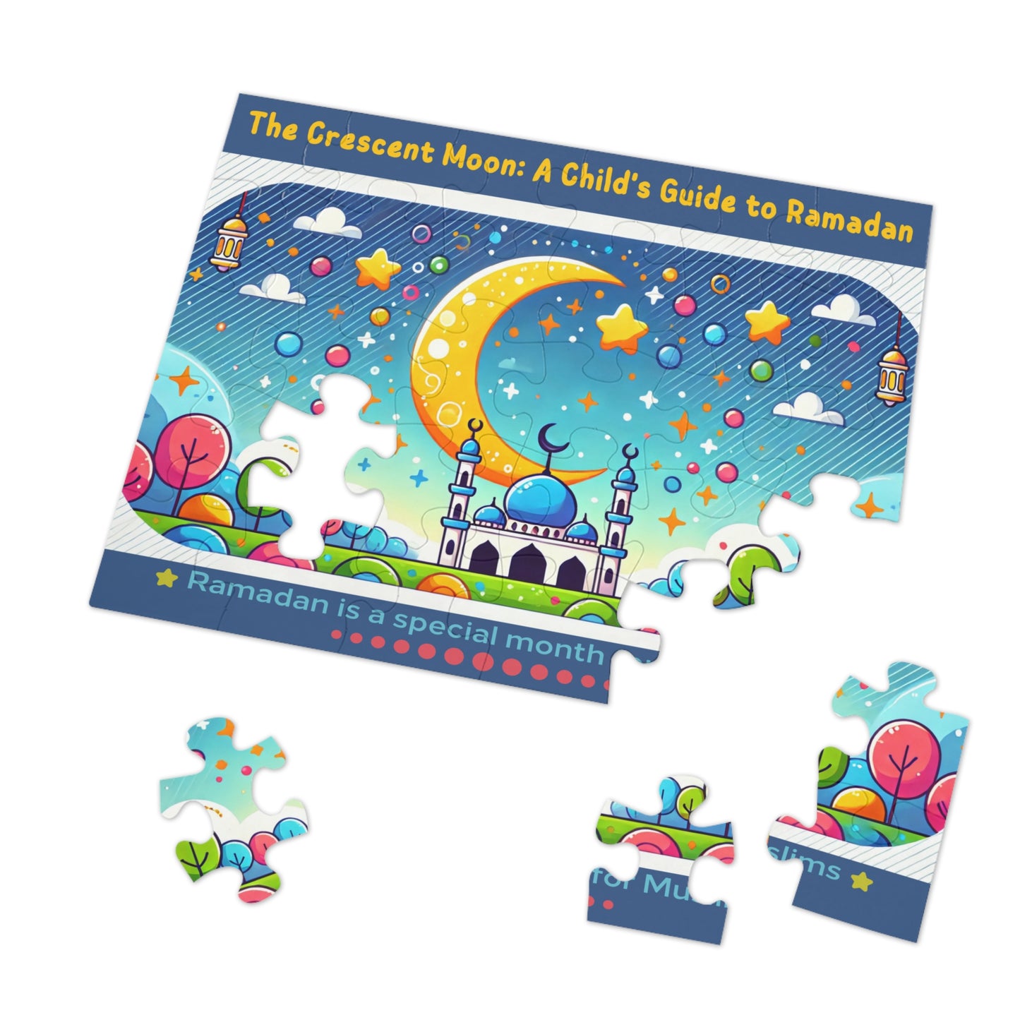 Ramadan Puzzle Set – Islamic Learning Game for Kids & Families