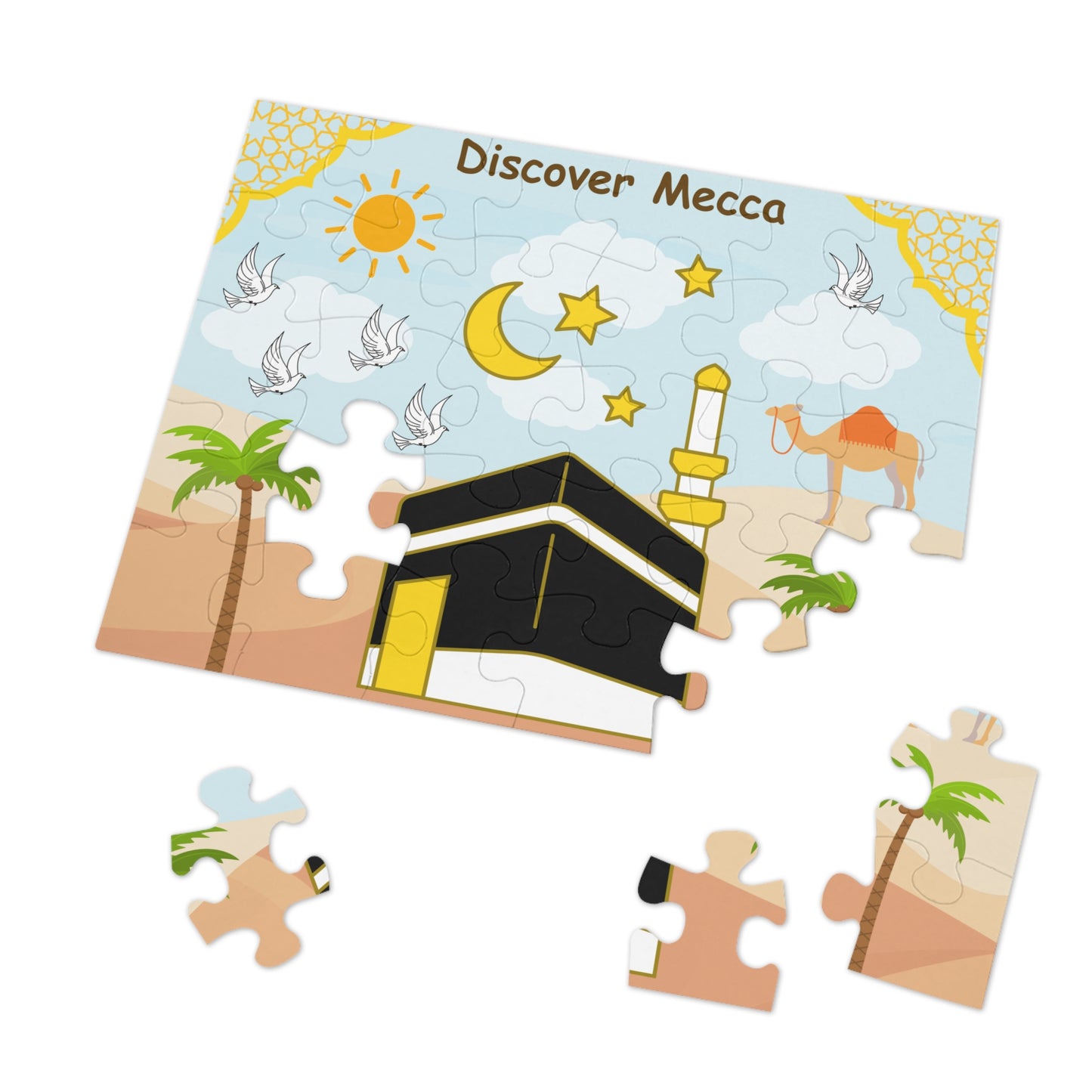 Kaaba Puzzle Set – Islamic Learning Gift for Kids & Adults
