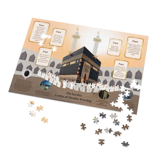 Kaaba Puzzle Set – Islamic Learning Gift for Kids & Adults