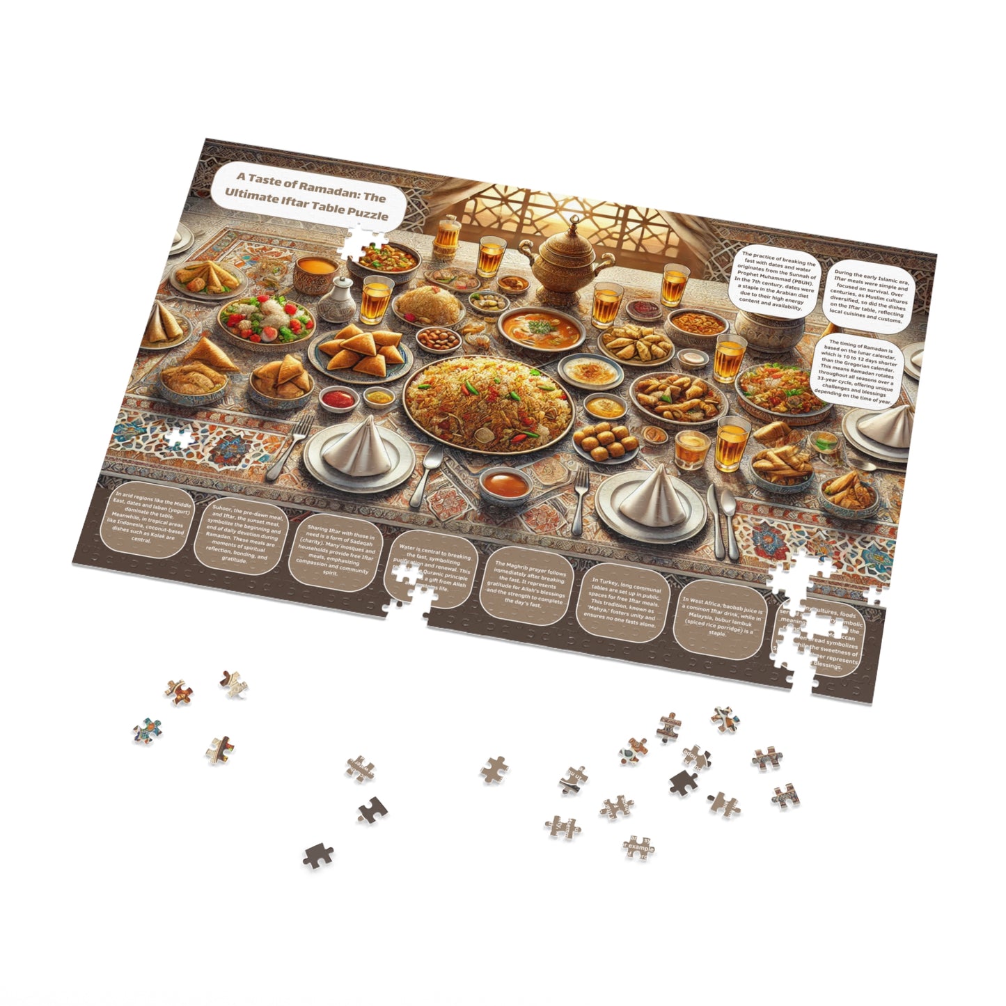 Iftar Puzzle Set – Activity for Muslim Kids & Families