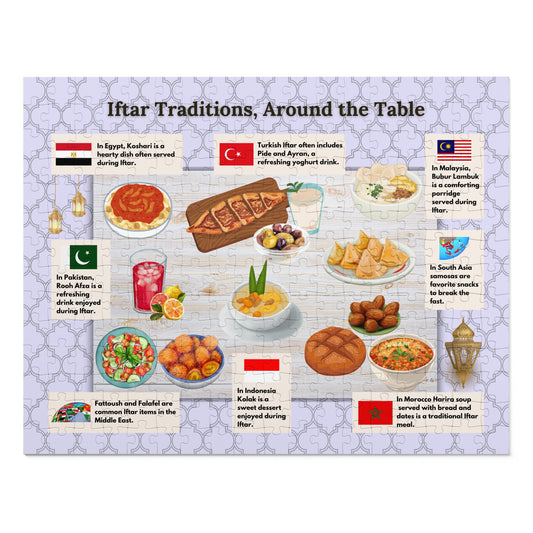Iftar Puzzle Set – Activity for Muslim Kids & Families