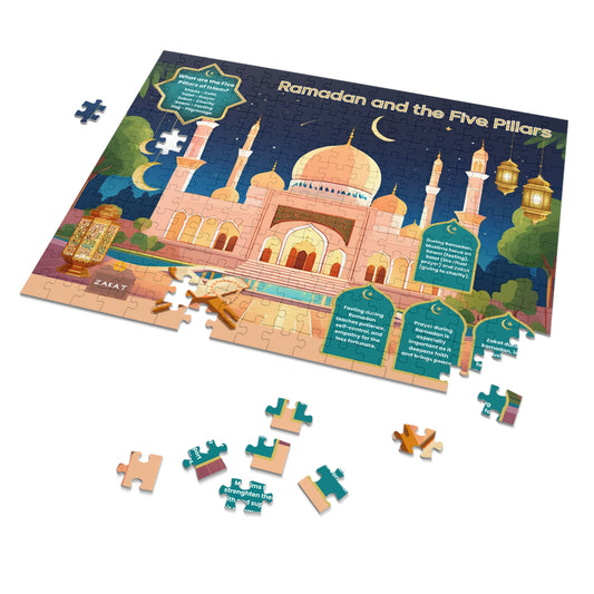 Ramadan Puzzle Set – Islamic Learning Game for Kids & Families