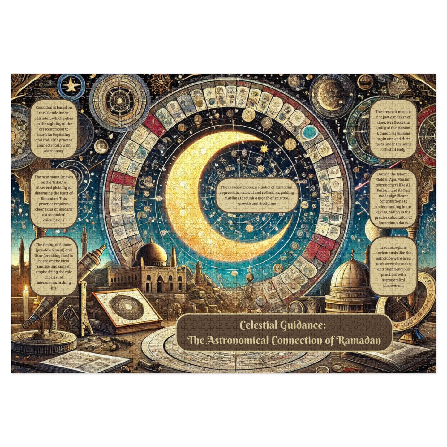 Ramadan Puzzle Set – Islamic Learning Game for Kids & Families