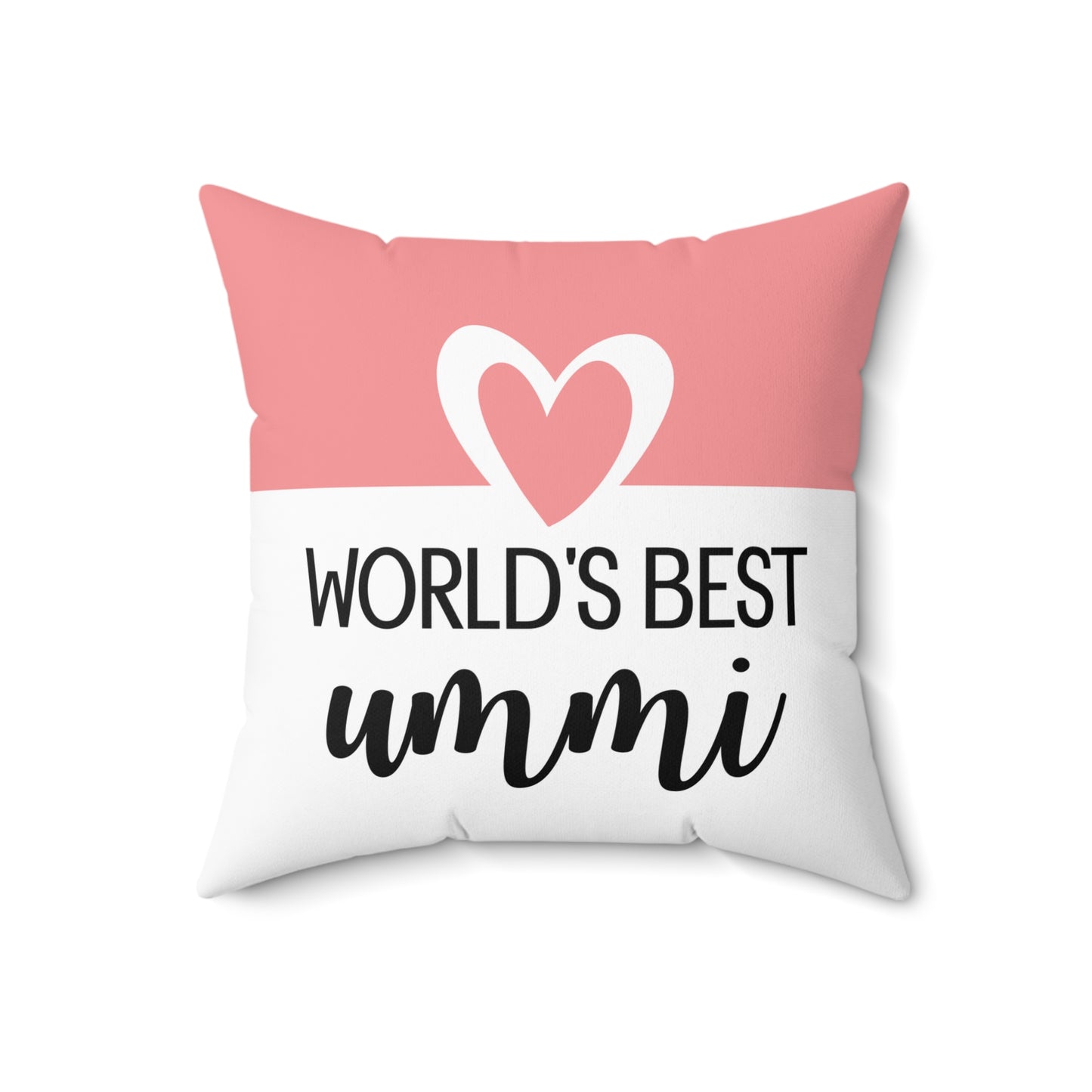 “World’s Best Ummi” Pillow – Islamic Gift for Moms