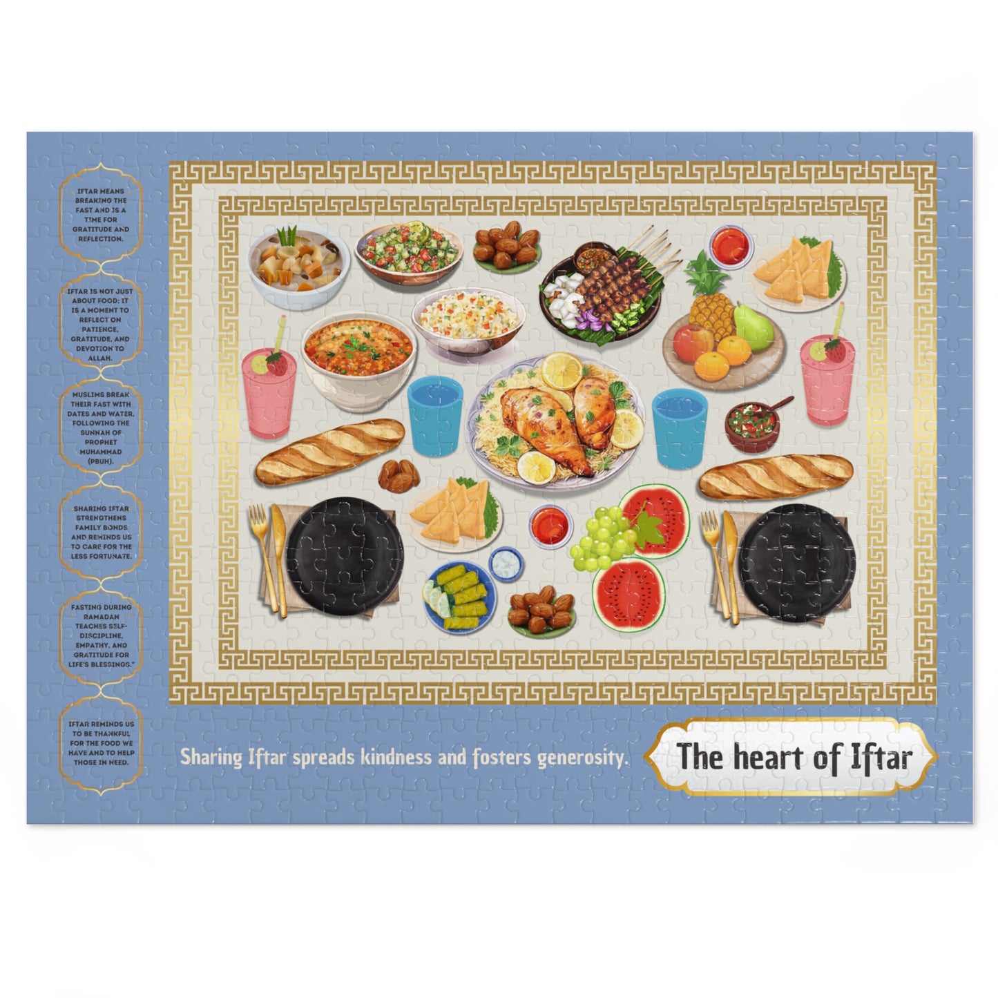 Iftar Puzzle Set – Activity for Muslim Kids & Families