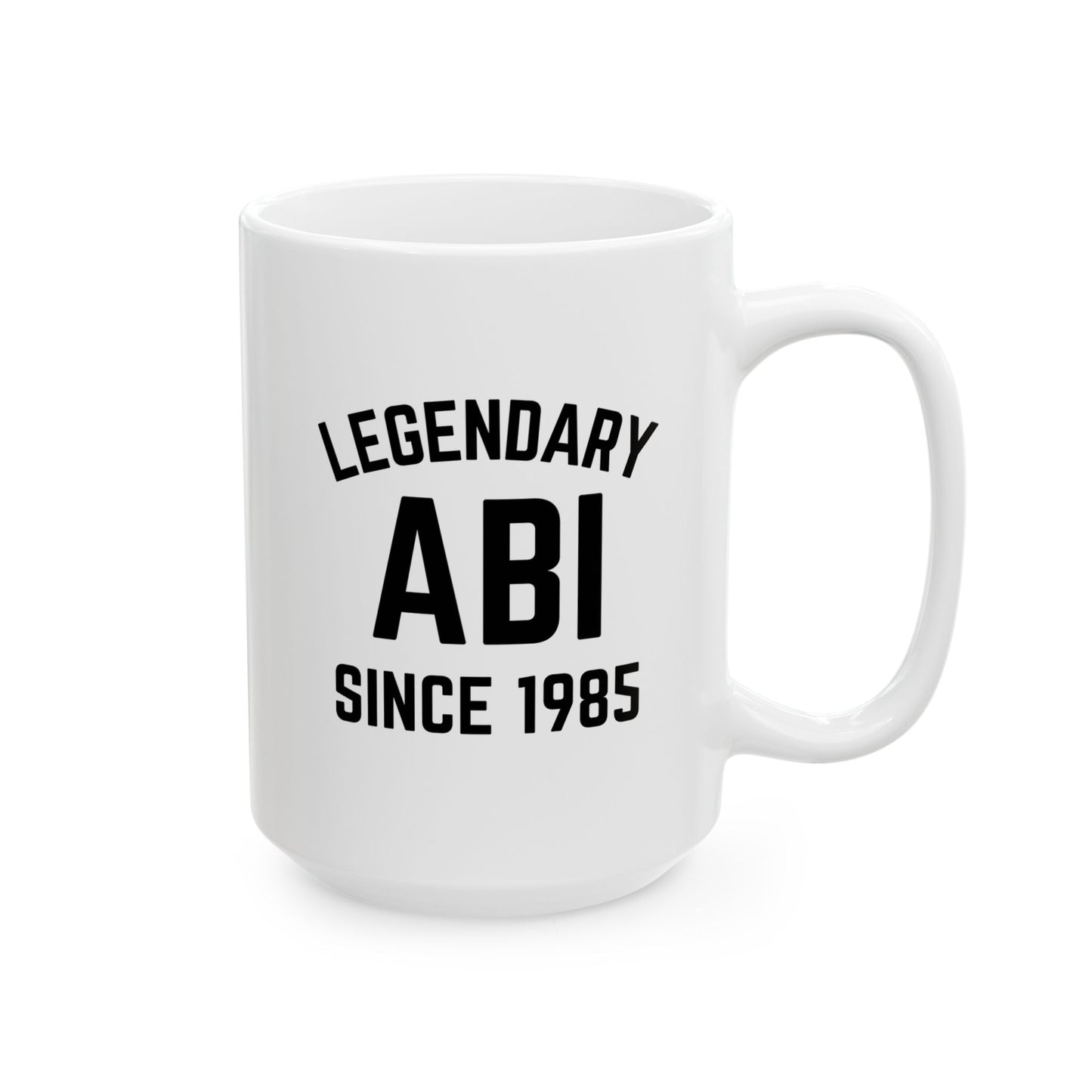 Legendary Abi Mug – Custom Islamic Dad Gift with Year
