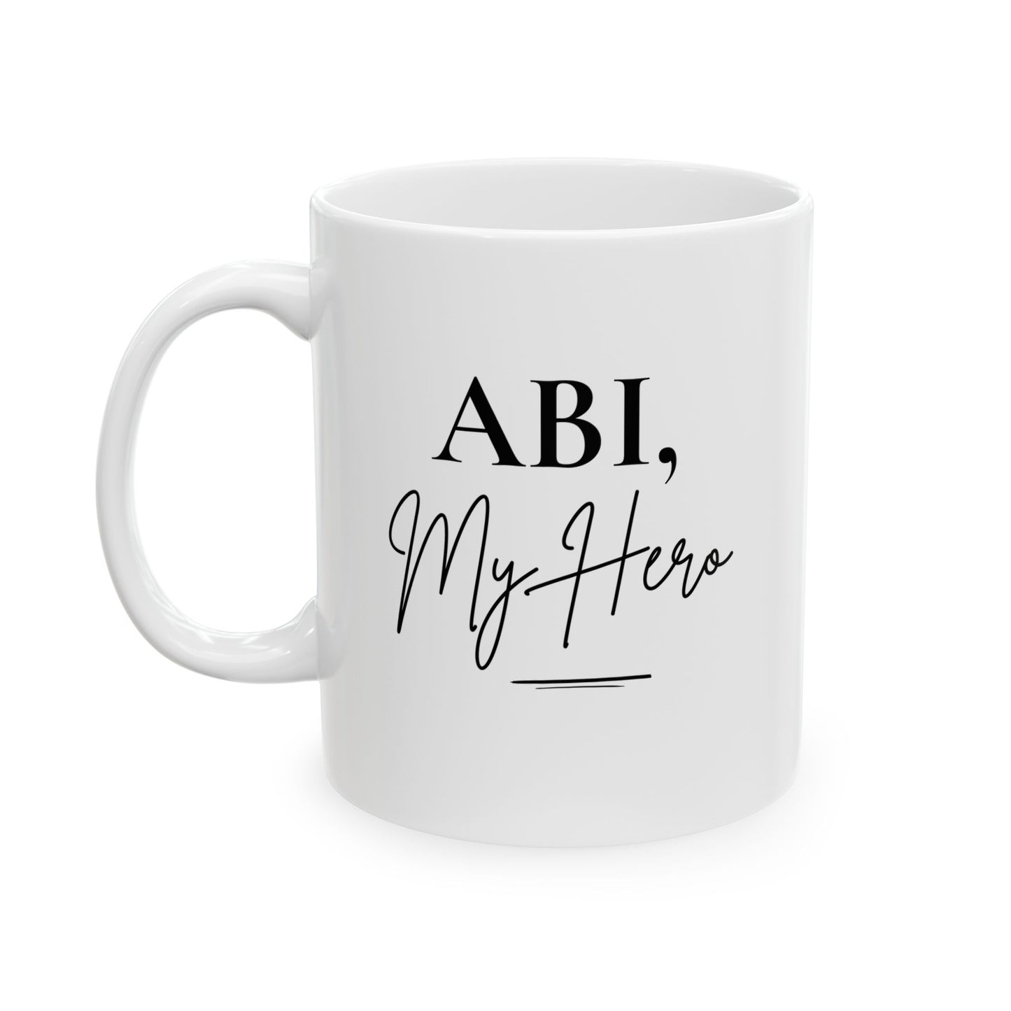 Abi, My Hero Mug – Islamic Dad Gift (Customizable Title)