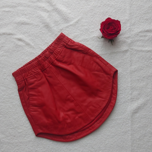 Genuine Leather Skirt (Sample Piece) | Petite Est’y & Ro