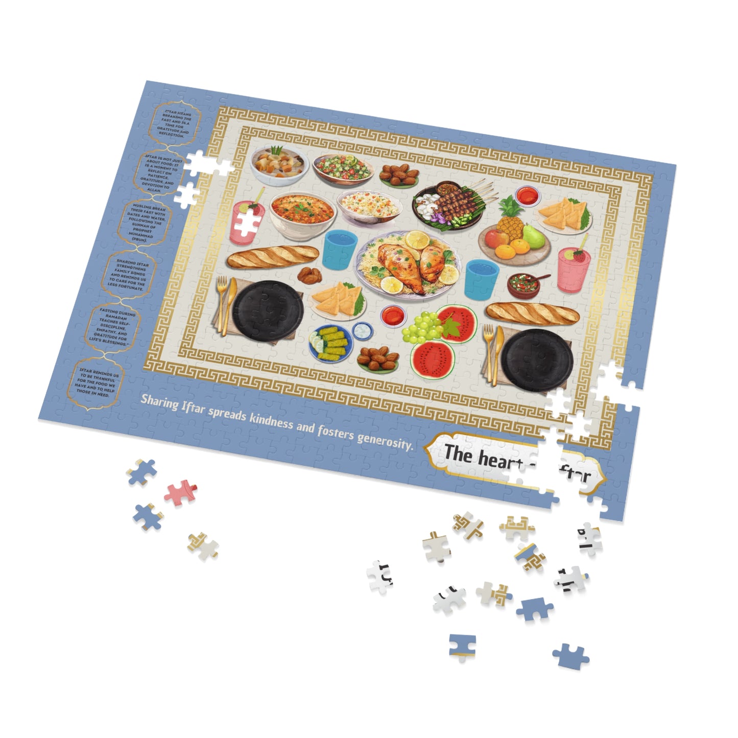 Iftar Puzzle Set – Activity for Muslim Kids & Families