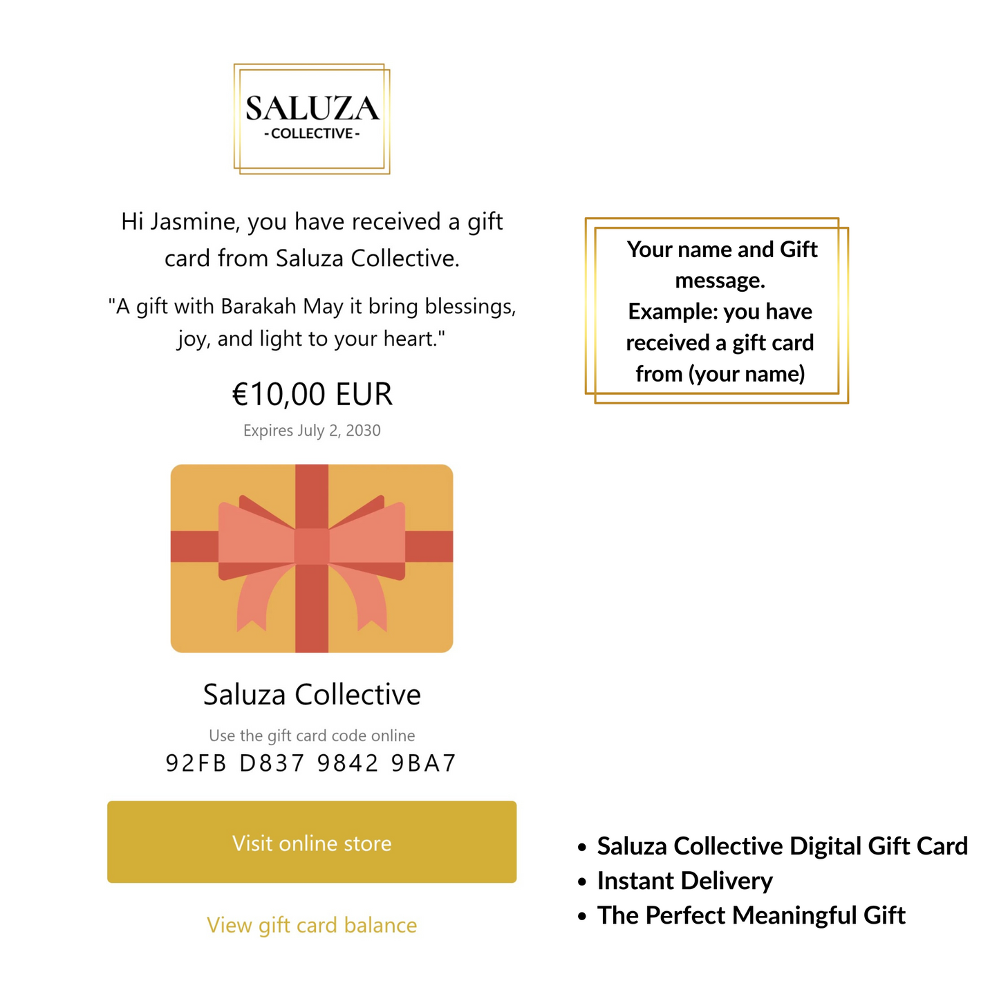 Saluza Collective Digital Gift Card