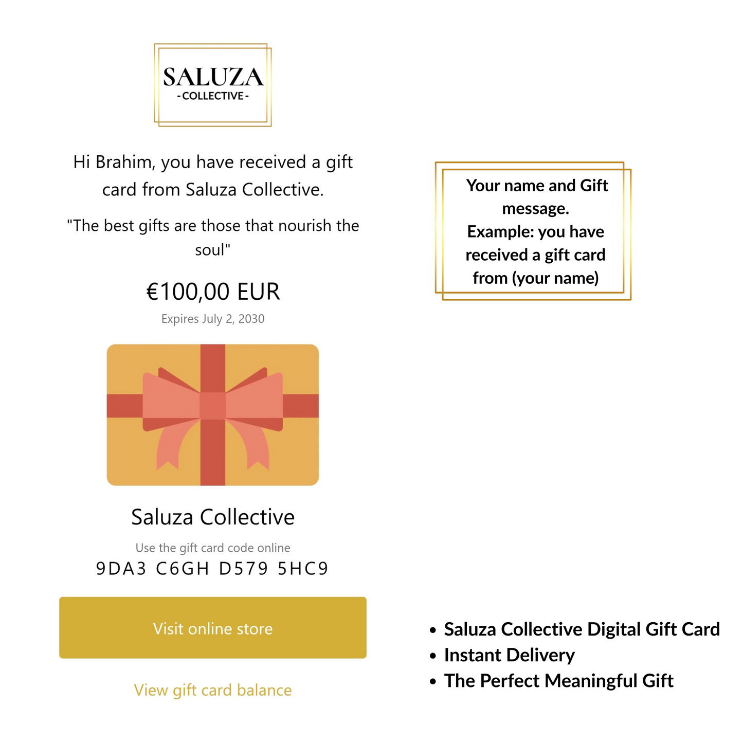 Saluza Collective Digital Gift Card