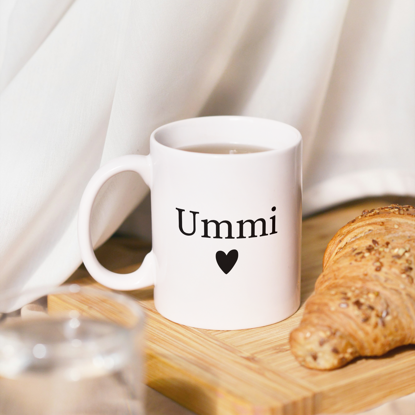 Ummi Mug with Heart – Minimal Islamic Gift for Mom