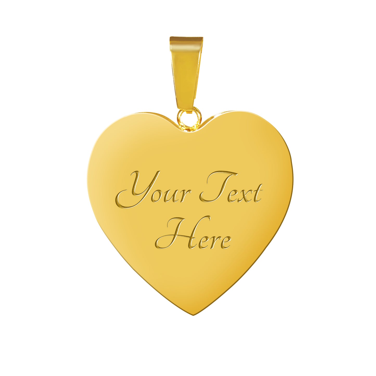 Personalized Arabic Name Bracelet – Custom Engraved Heart Bangle - White