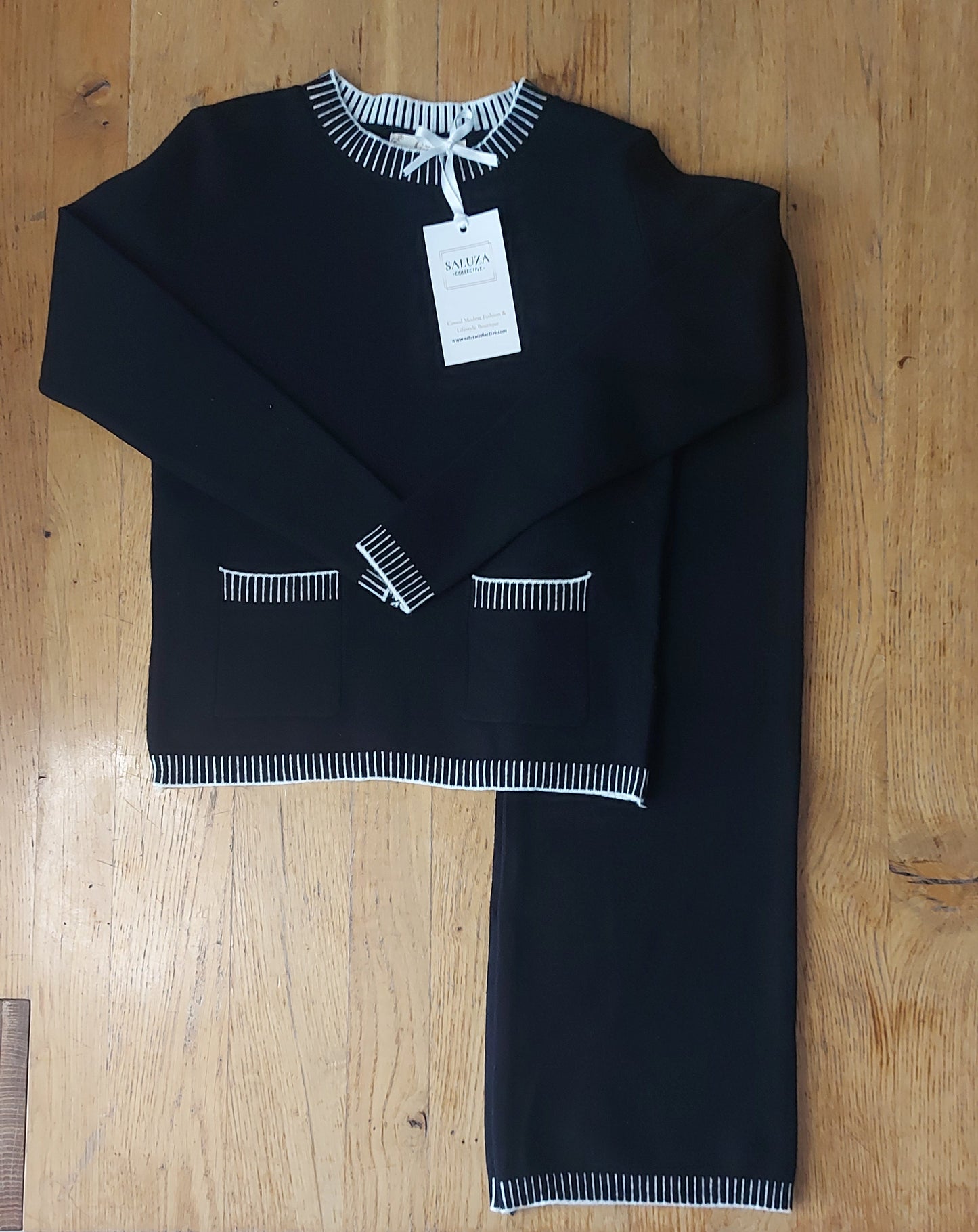 Amal Knit Set - Black