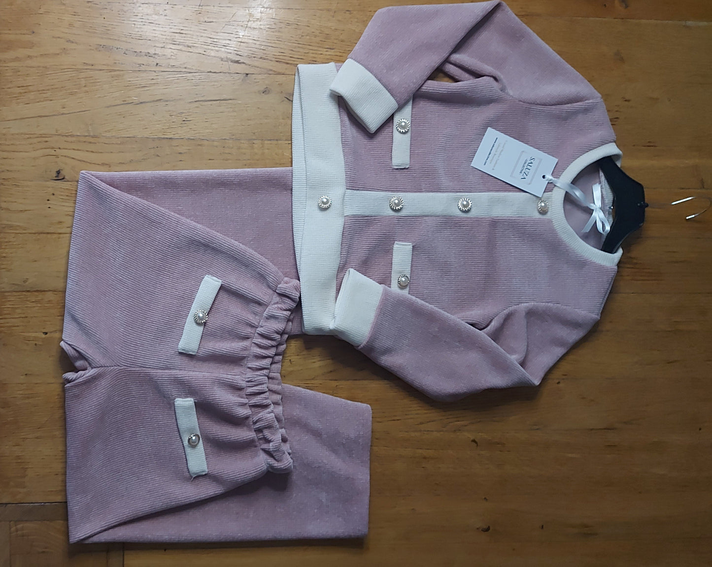 Cherrie Button Set - Pink