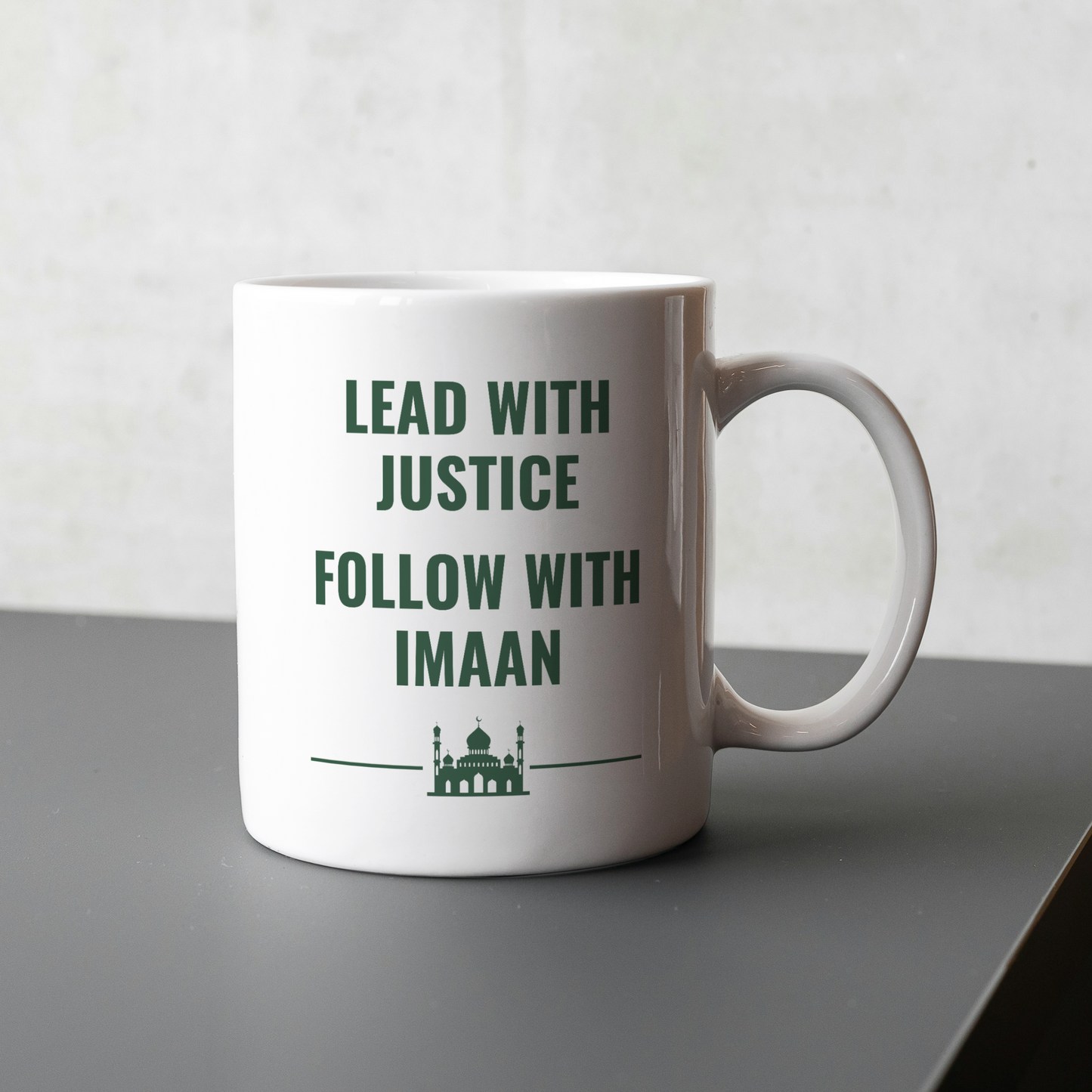 Lead with Justice Mug – Islamic Gift for Muslim Men