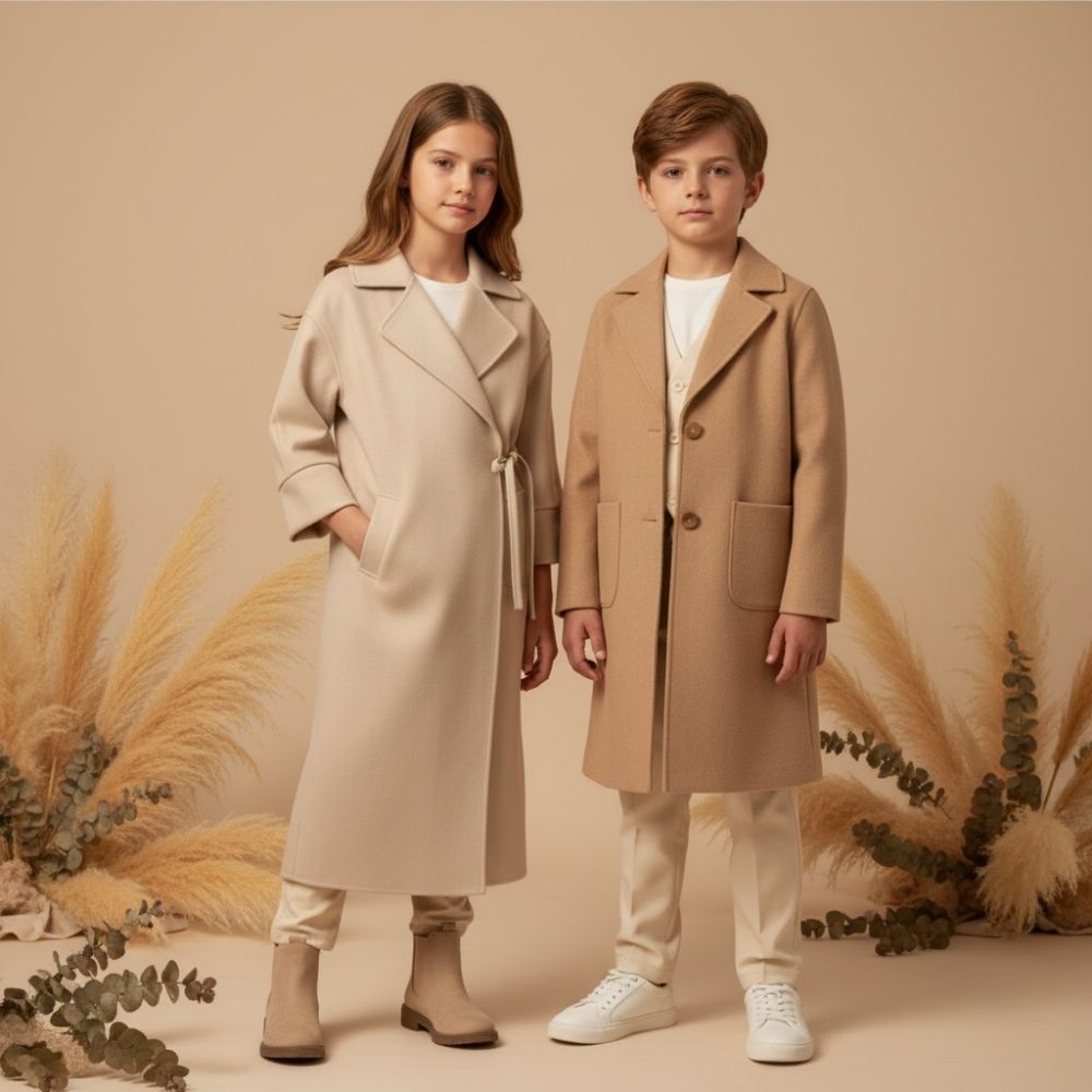 Coats for boys and girls in the age 4 to 14 years