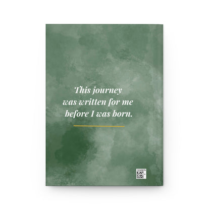 Personalized Umrah Journey Notebook – Green Matte Hardcover Islamic Journal with Dua & Dates
