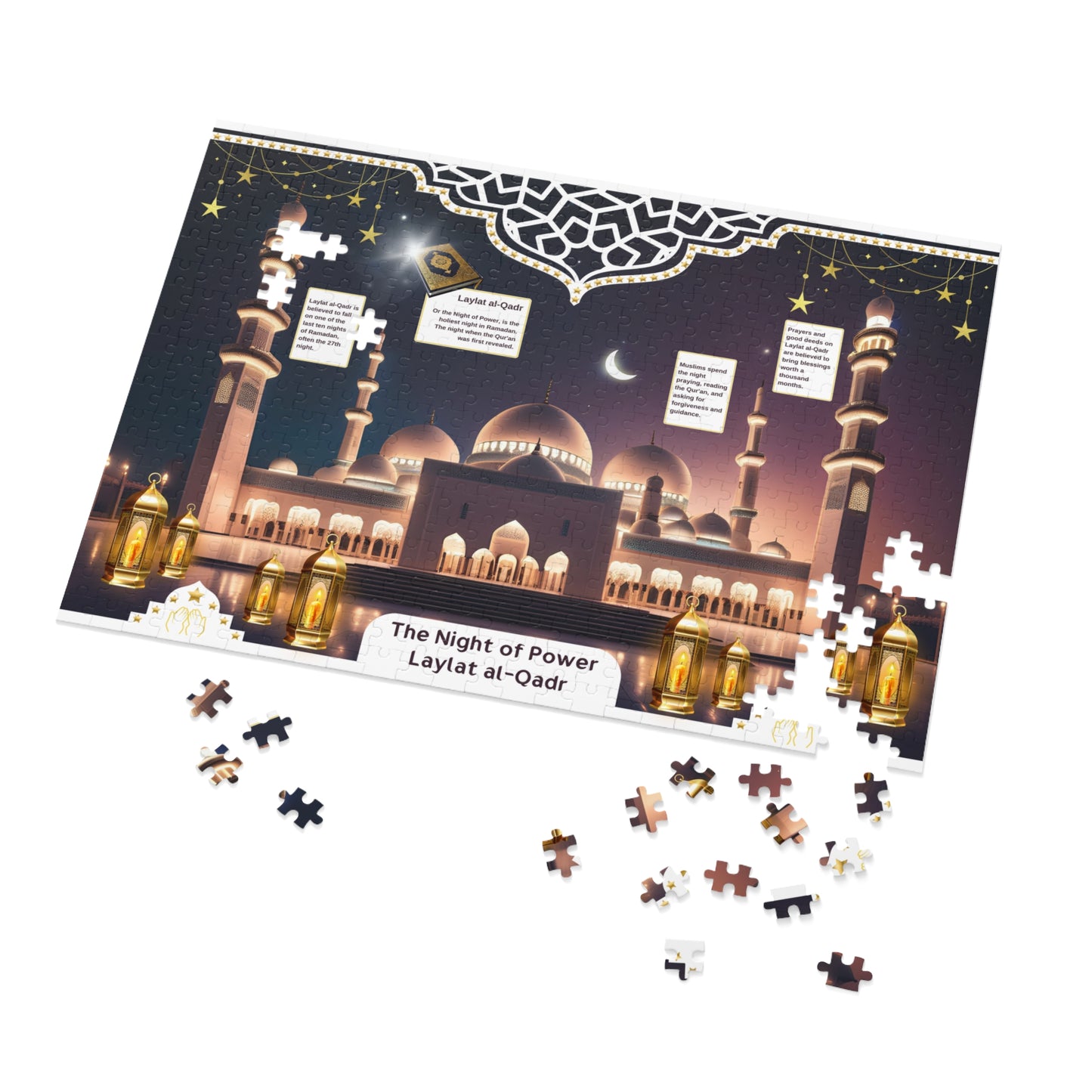 Ramadan Puzzle Set – Islamic Learning Game for Kids & Families