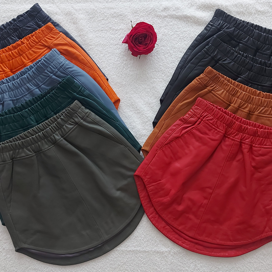 Genuine Leather Skirt (Sample Piece) | Petite Est’y & Ro