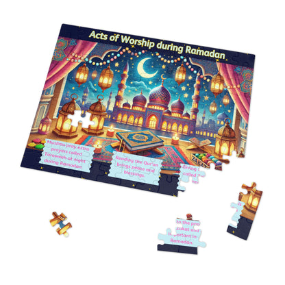Ramadan Puzzle Set – Islamic Learning Game for Kids & Families