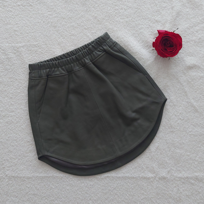 Rok van echt leer (Sample Piece) | Petite Est'y & Ro