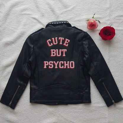 Studded Leather Jacket –  Sample Piece | N⁰7 Kids - Black