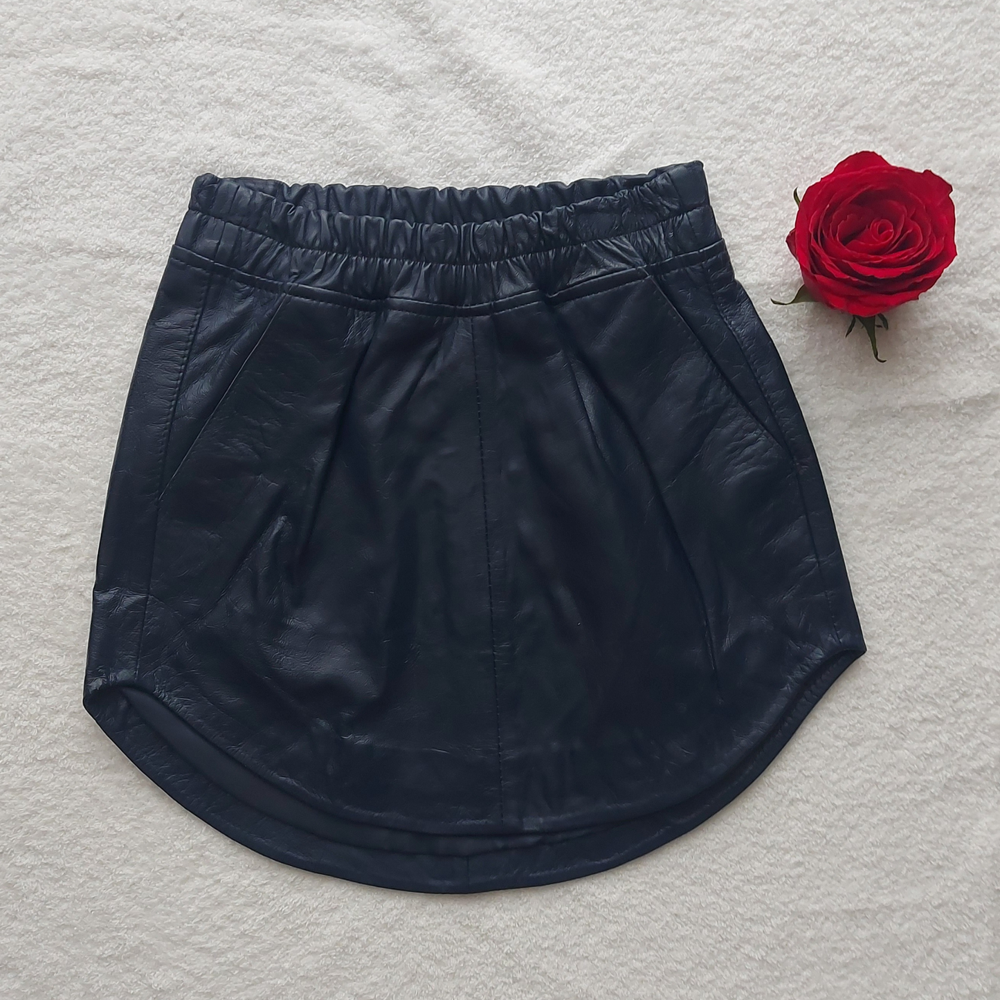 Rok van echt leer (Sample Piece) | Petite Est'y & Ro