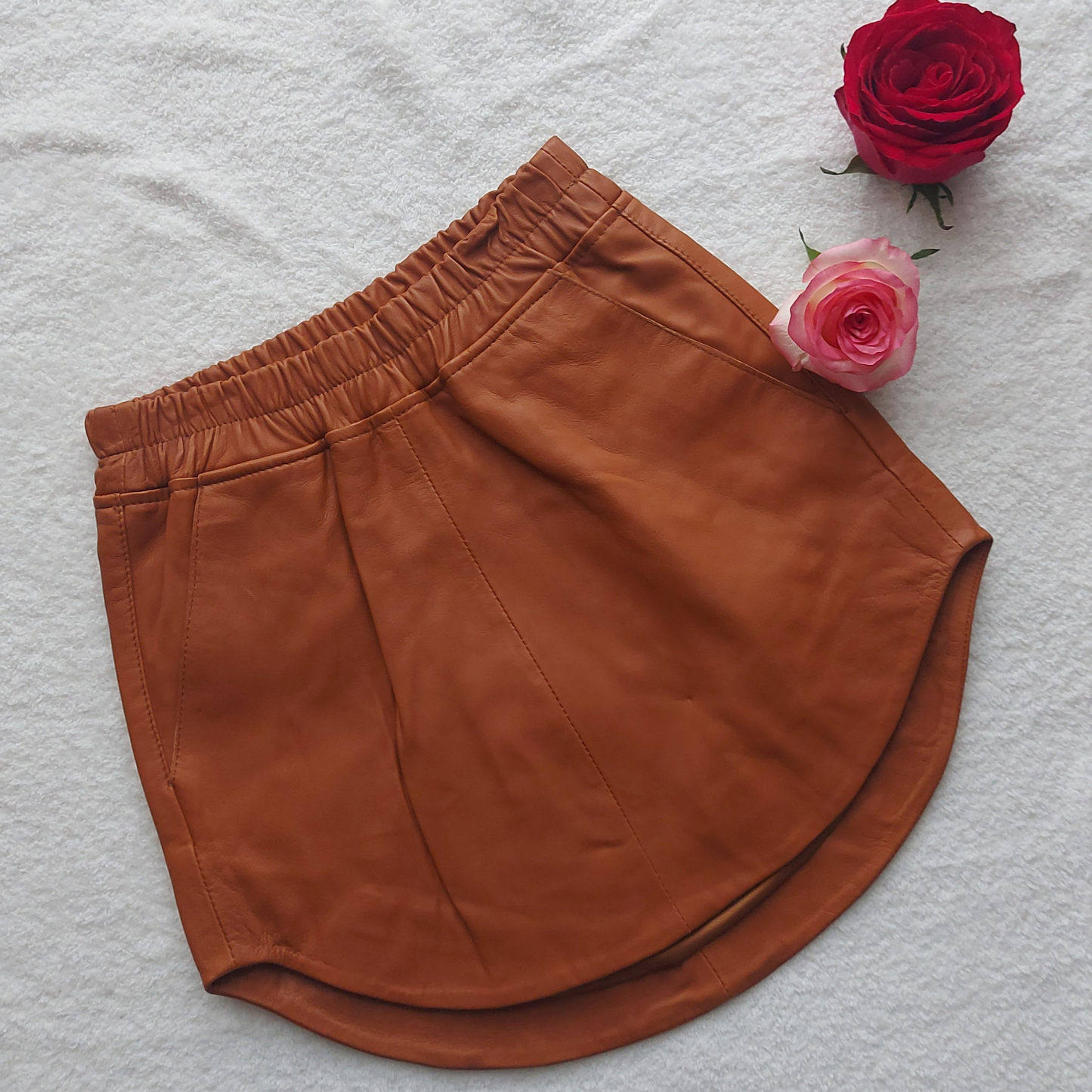 Rok van echt leer (Sample Piece) | Petite Est'y & Ro