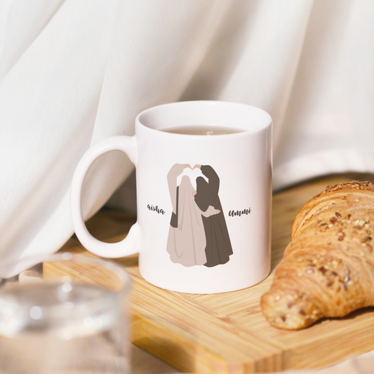 Like Ummi Like Binti Mug – Personalized Islamic Mother & Daughter Gift