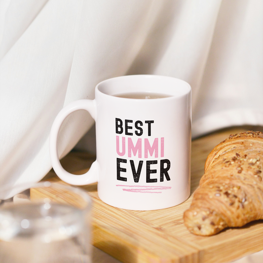 Best Ummi Ever Mug – Islamic Mother's Gift from Child