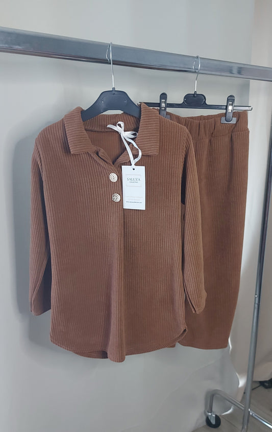 Amira Rib Set - Brown