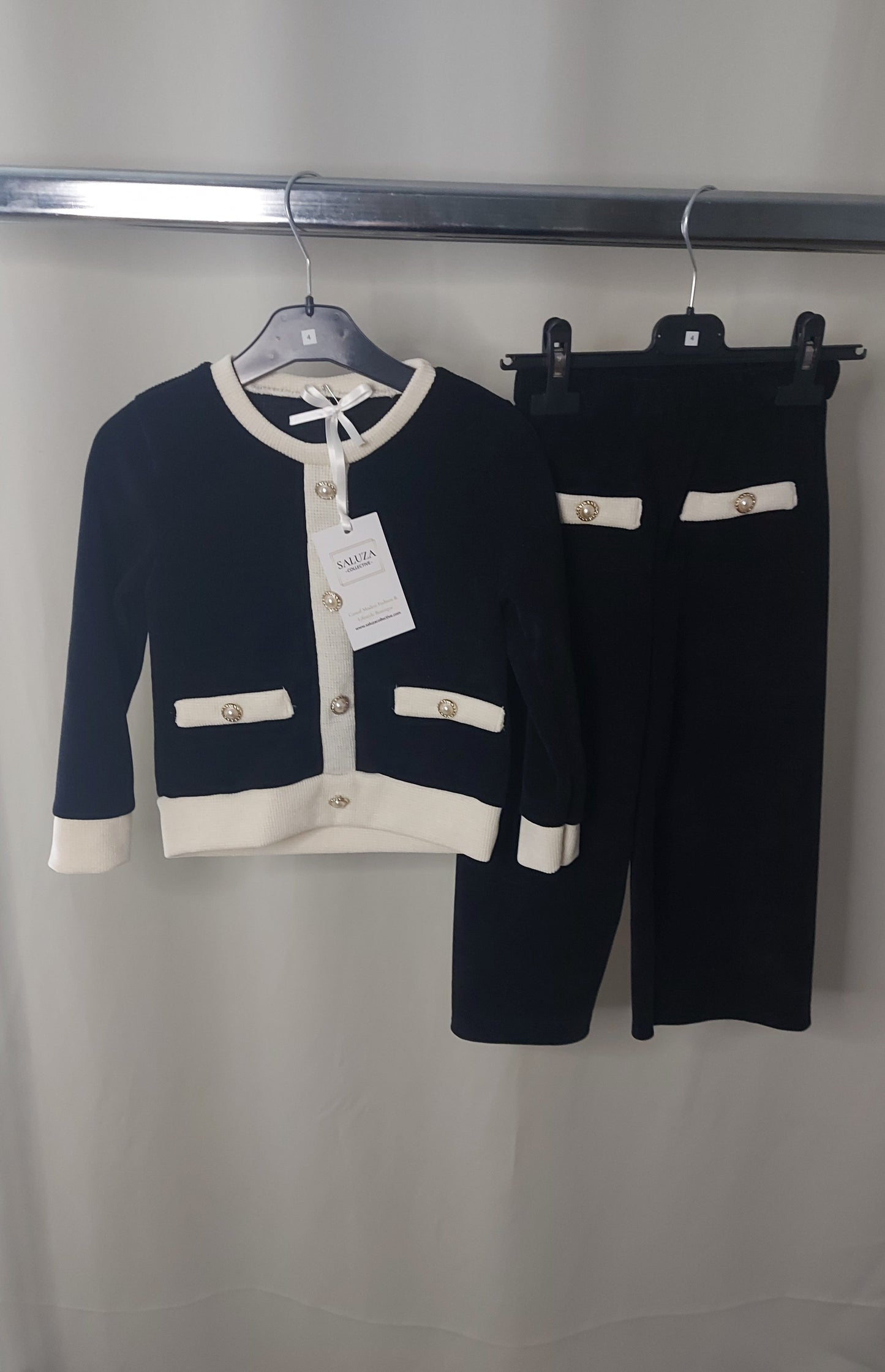 Cherie Button Set - Black