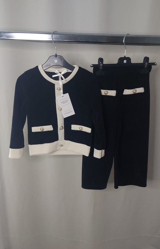 Cherie Button Set - Black