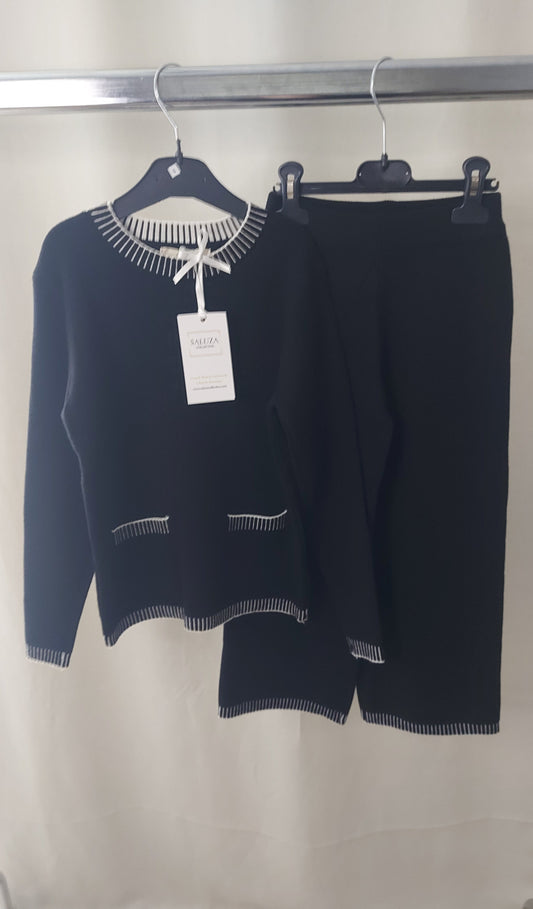 Amal Knit Set - Black