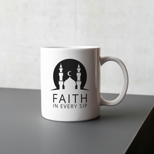 Faith in Every Sip – Islamic Mosque Mug for Daily Spirituality